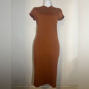 Burnt Orange Bodycon dress